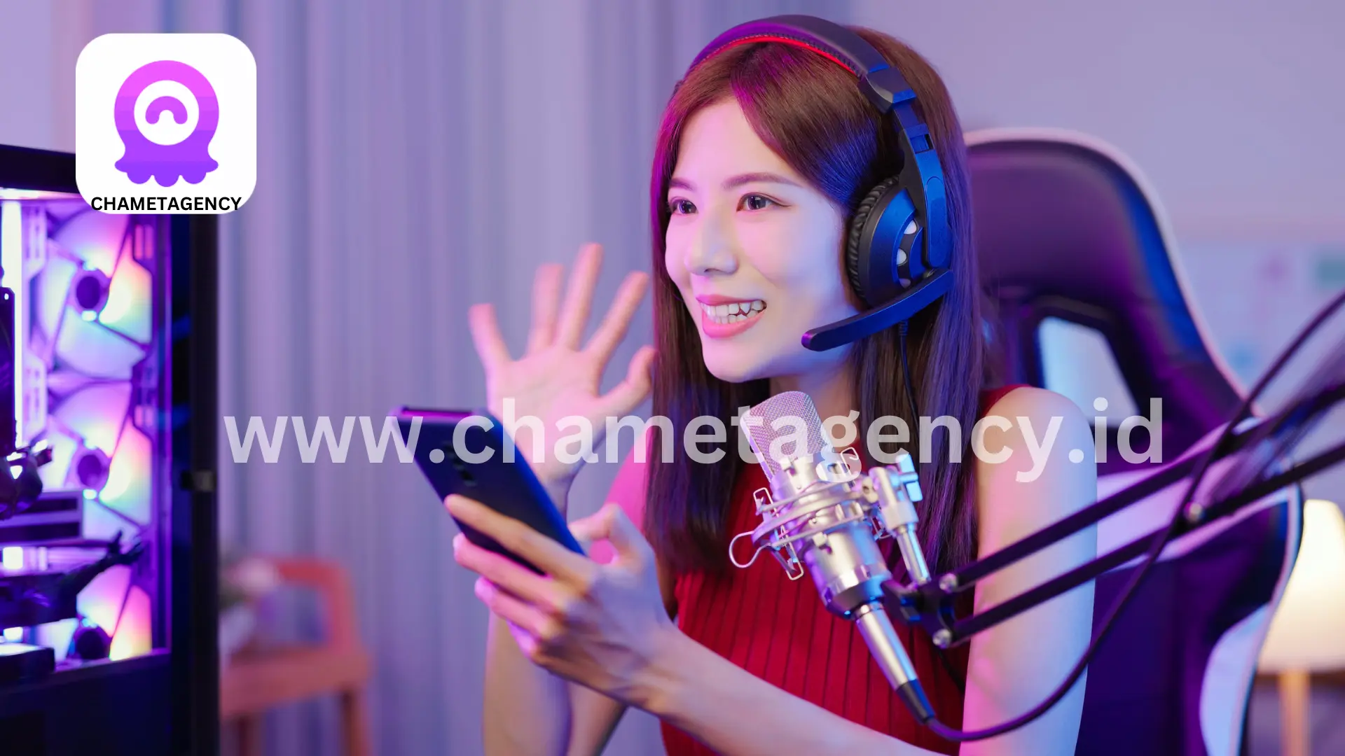 Digital vineyard scene symbolizing Chamet Winery