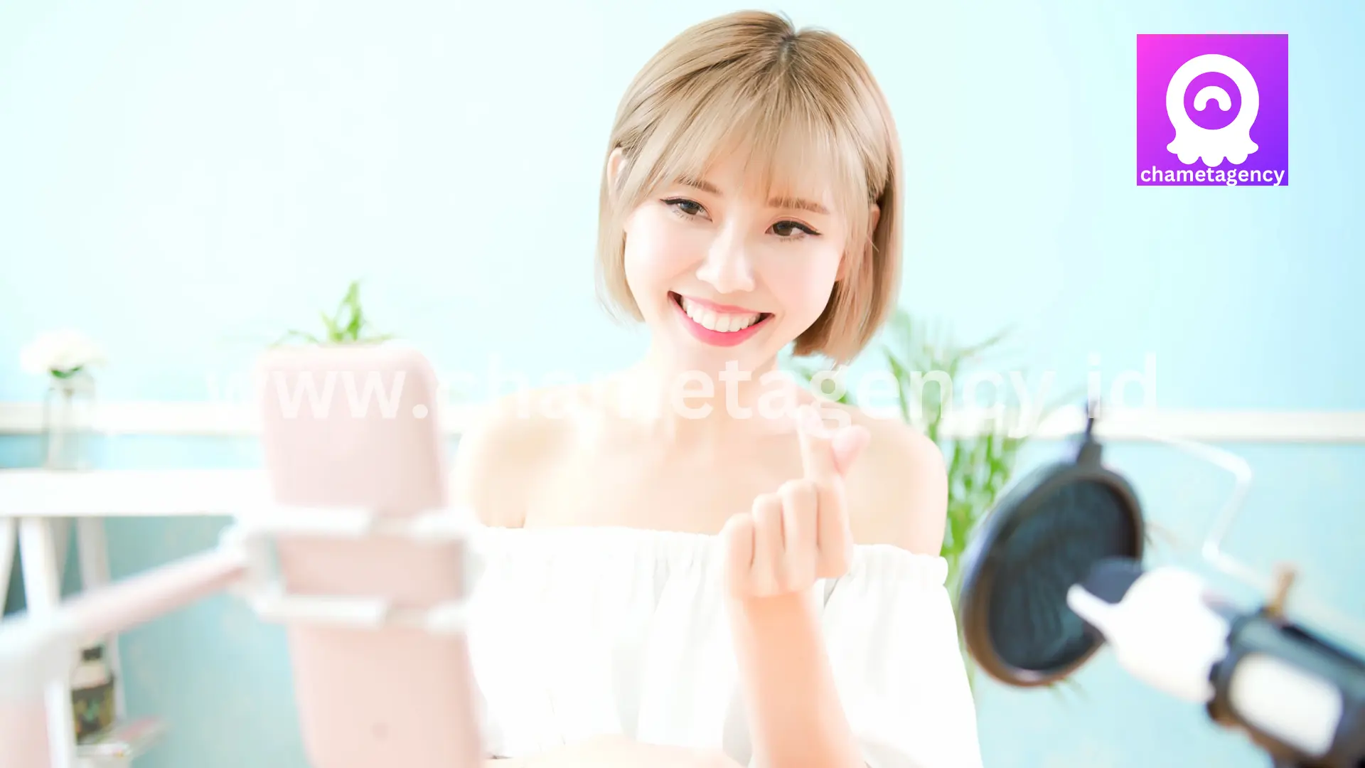 Chamet users from around the world connecting through video conversations