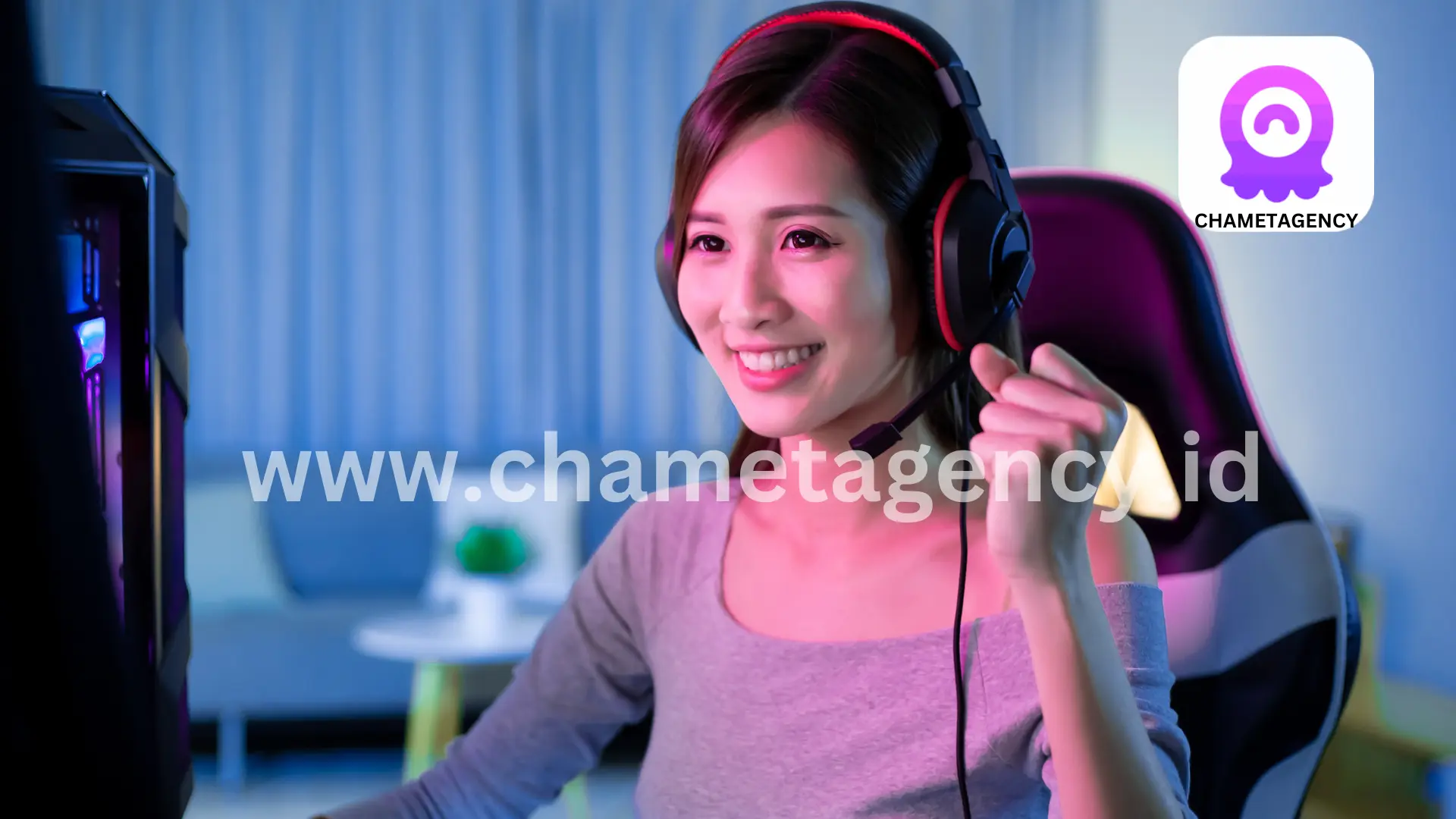 Smartphone showcasing Chamet APK Mod interface with enhanced features